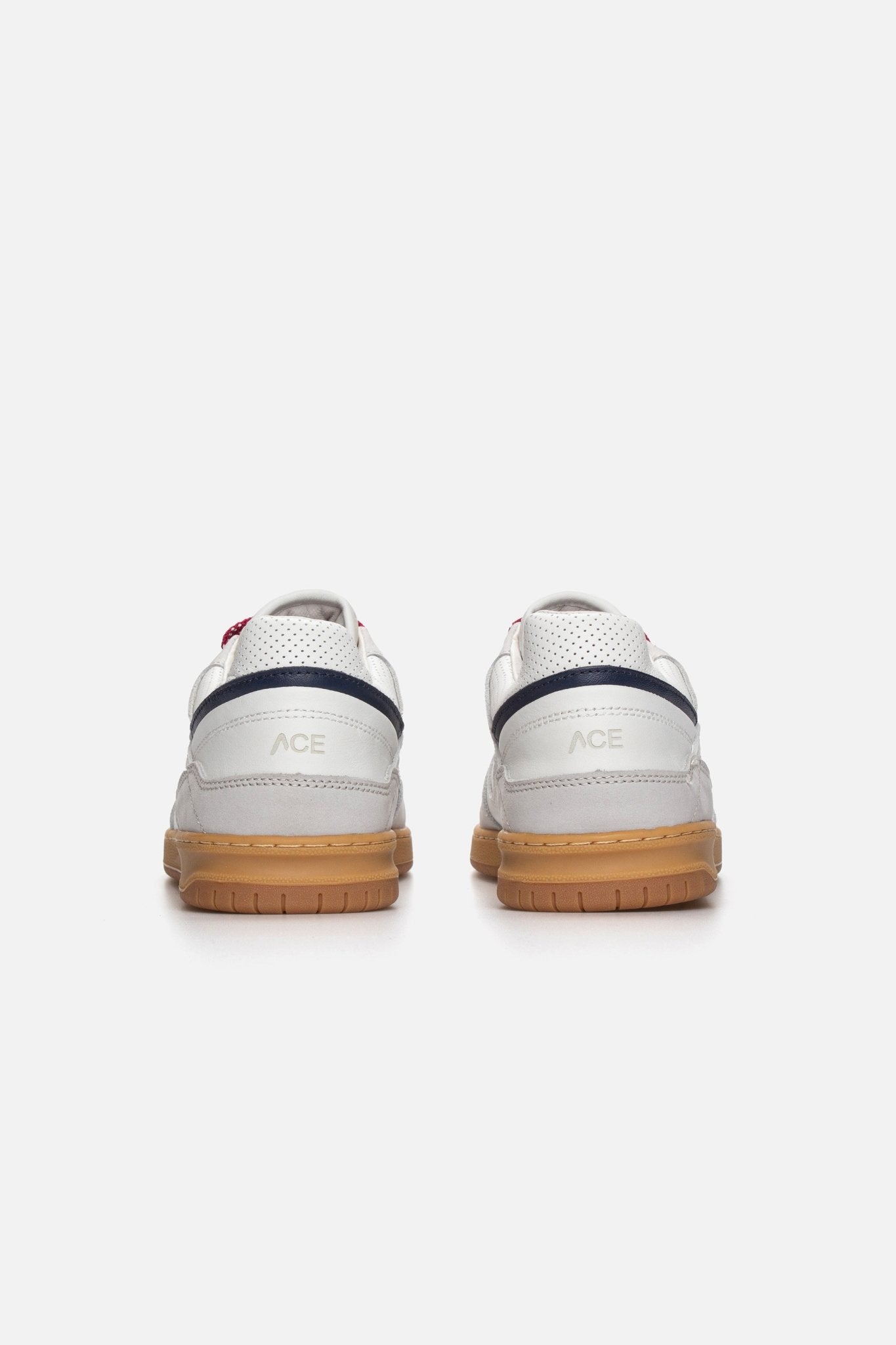 The ACE Hub Sprint sneaker White/Navy – back view