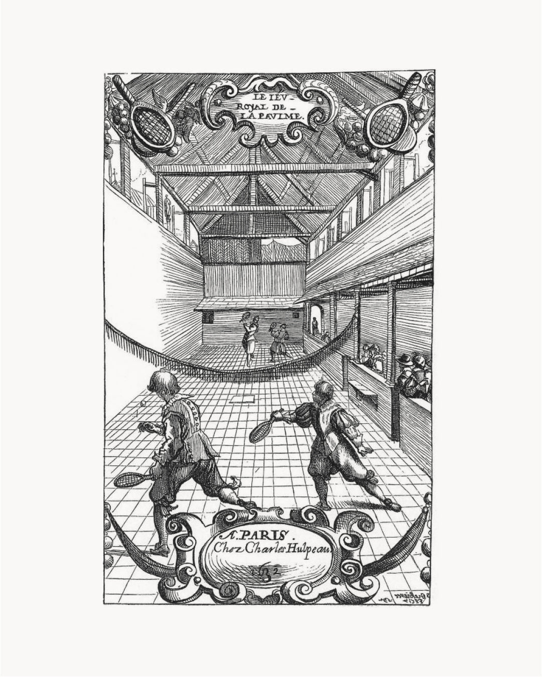 Royal Jeu de Paume sketch